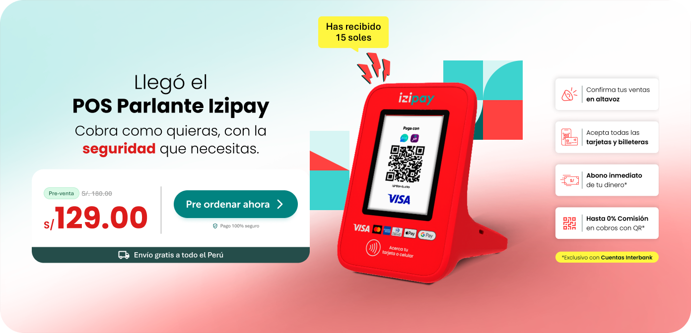 POS Parlante izipay