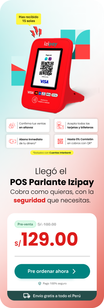 POS Parlante izipay