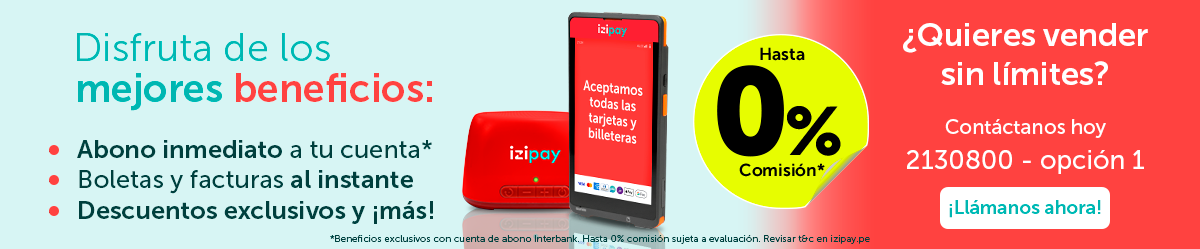 Promocion izipay desktop