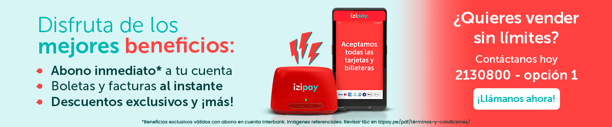 Promocion izipay desktop